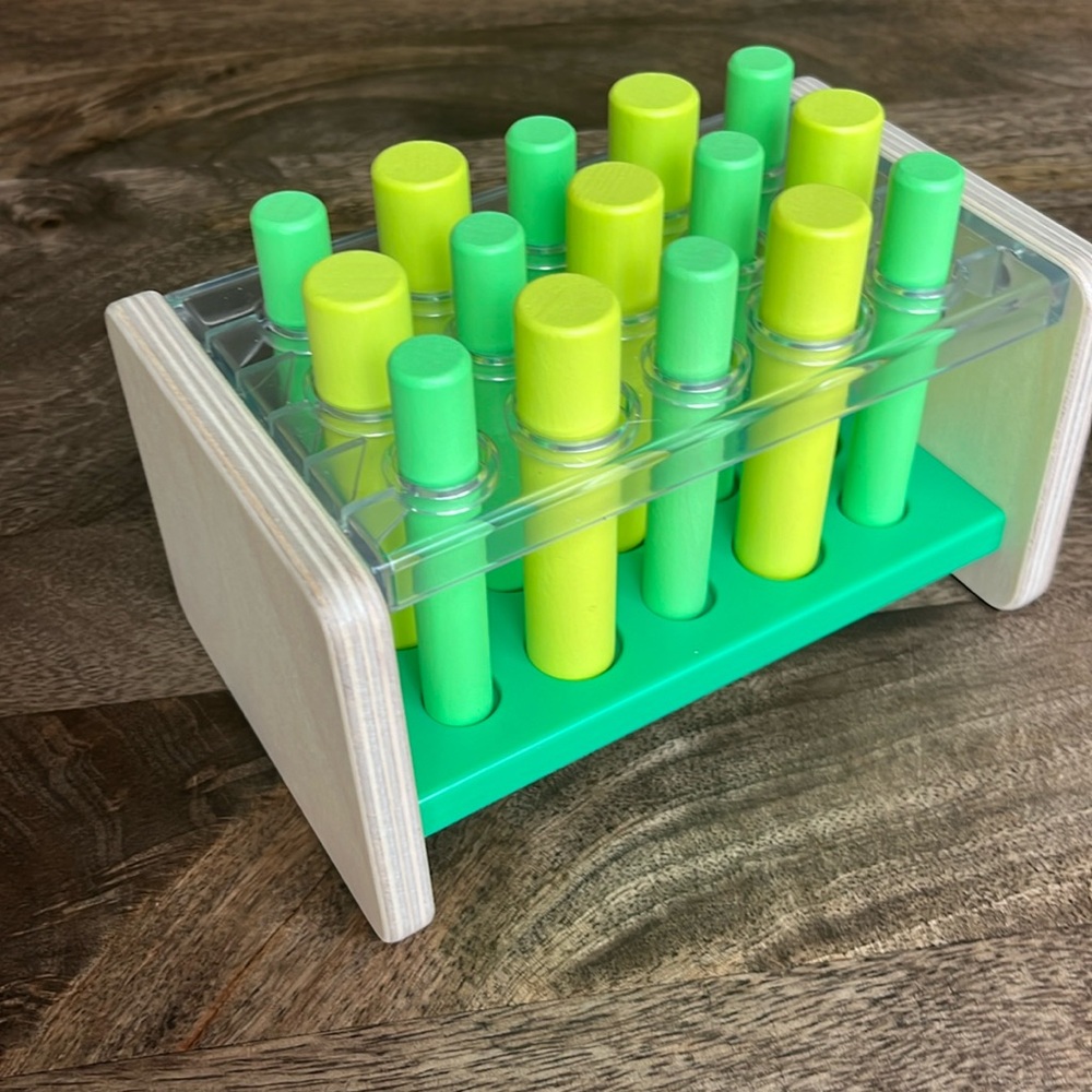 Lovevery Wooden Posting Stand Peg Sorter Montessori Toys Companion Kit